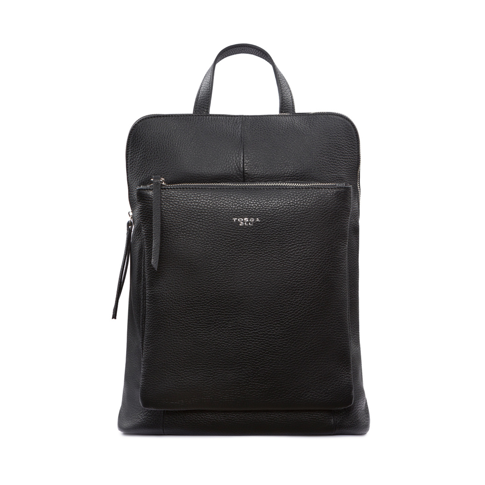 Tosca Blu - Tosca Blu Essential Leather u-zip backpack