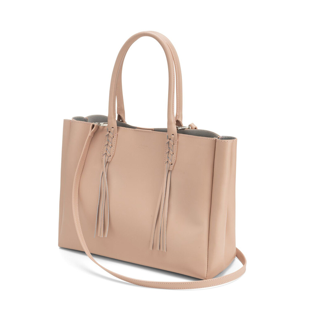 Tosca Blu - Tosca Blu Essential Leather shopping bag