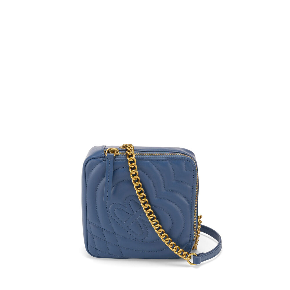 Tosca Blu - Regina Di Cuori Small quilted leather crossbody bag