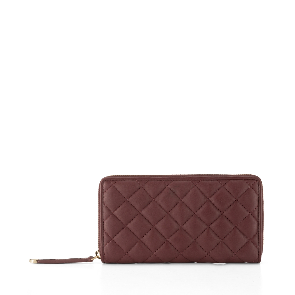 Tosca Blu - Folletti Large zip-around leather wallet