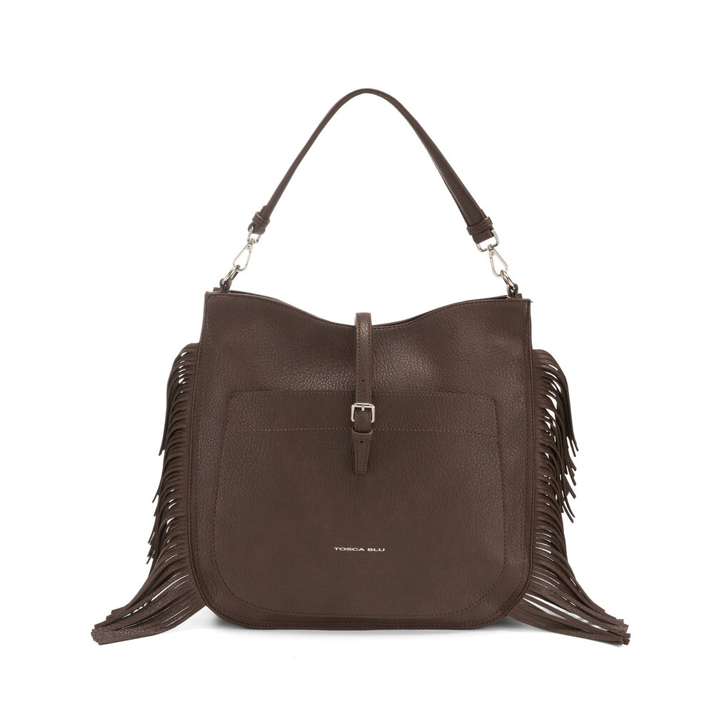 Tosca Blu - Re Leone Shoulder bag with fringes