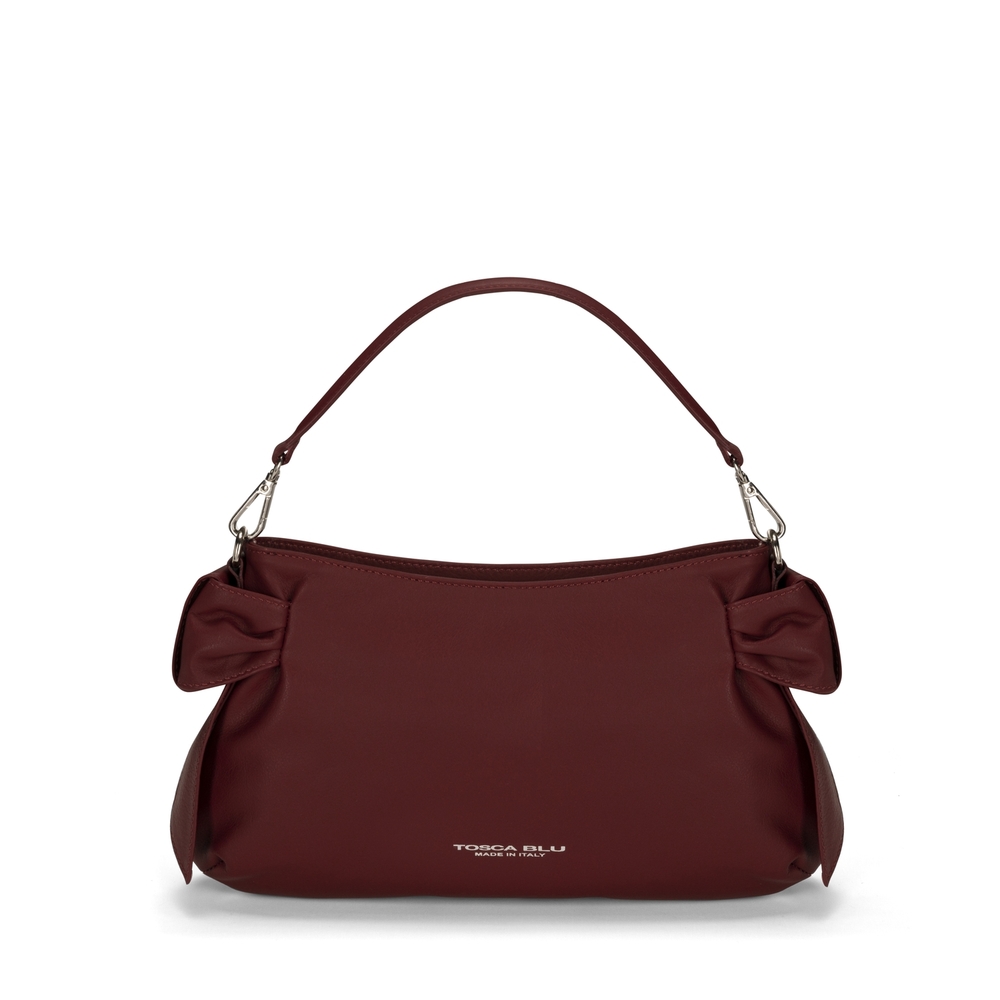 Tosca Blu - Sottobosco Small leather crossbody bag with decorative bows