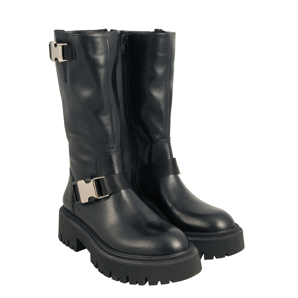 Tosca Blu Studio - Incantesimo Leather boot with rubber sole