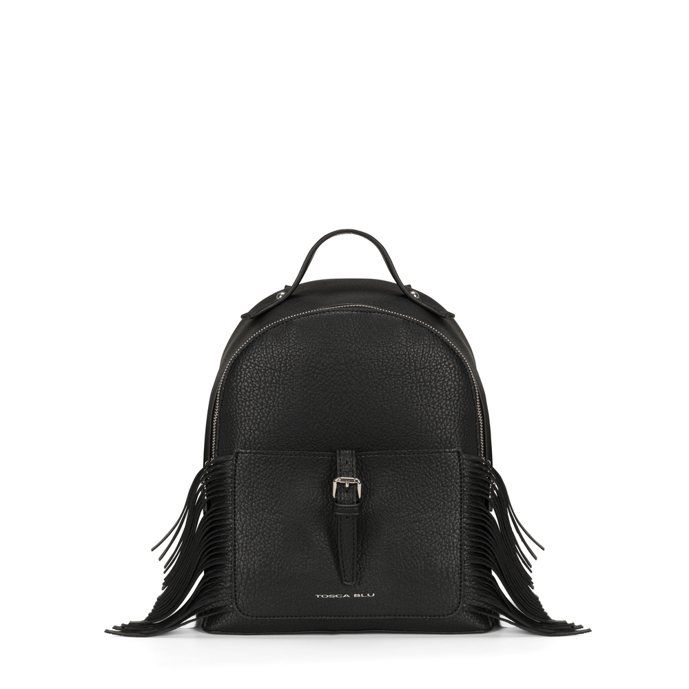 Tosca Blu - Re Leone Backpack with fringes