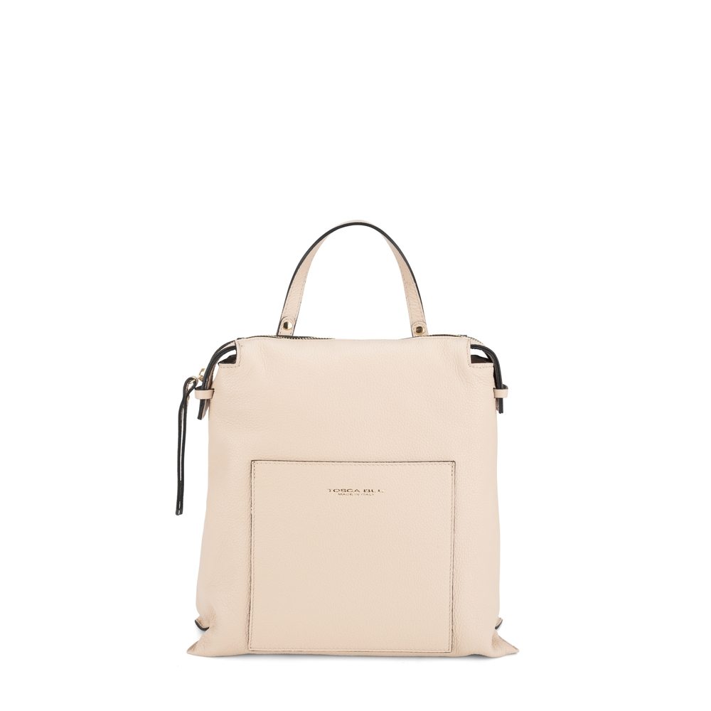 Tosca Blu Essential 2 in 1 elegant bag and genuine leather backpack, pink