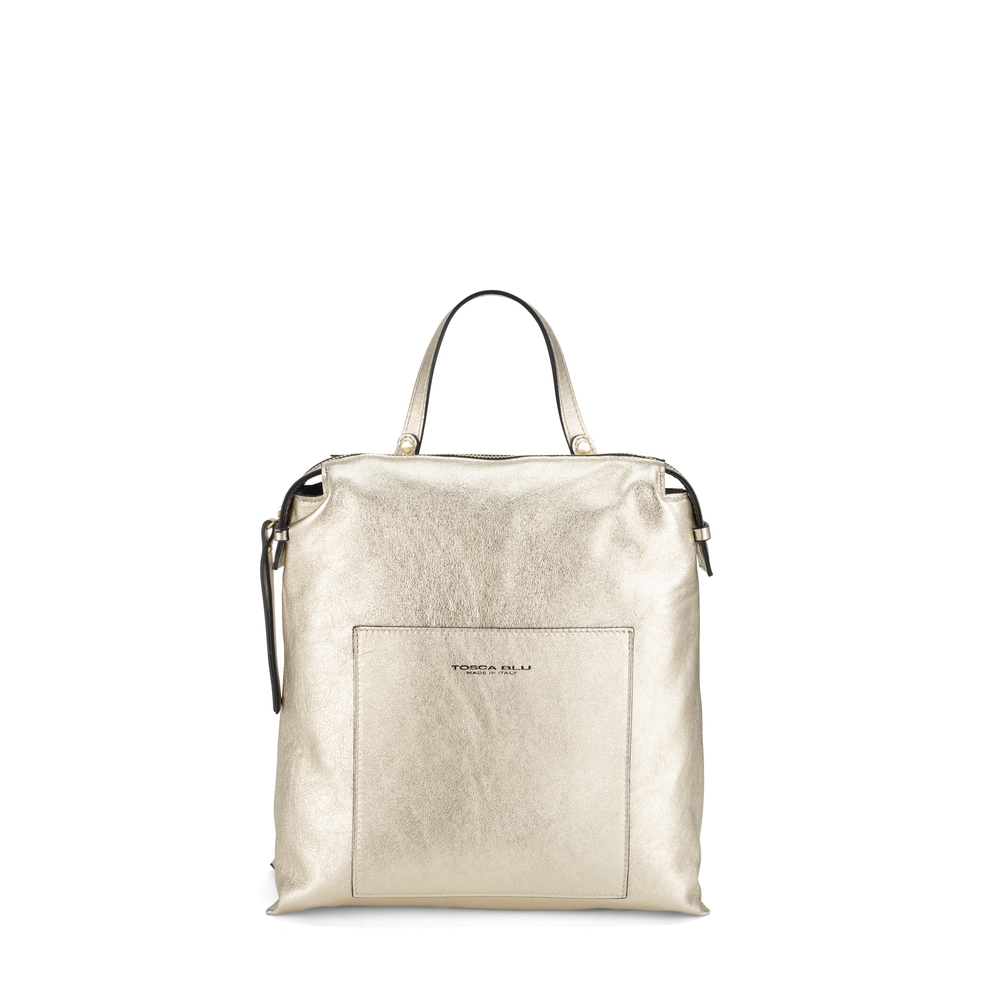 Tosca Blu - Tosca Blu Essential 2 in 1 elegant bag and genuine leather backpack