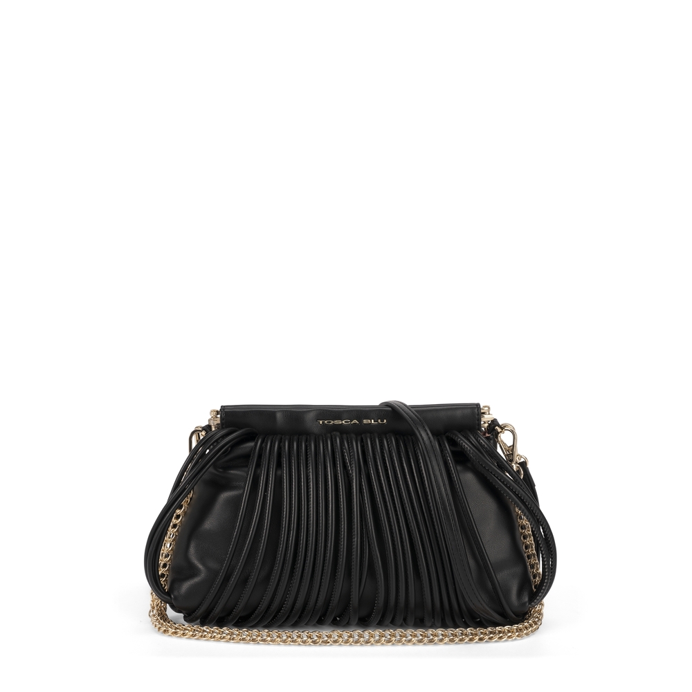 Tosca Blu - Ananas Small clutch bag with fringes