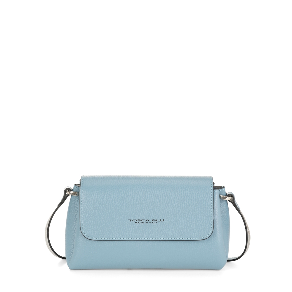 Tosca Blu - Ortensia Small leather crossbody bag with flap