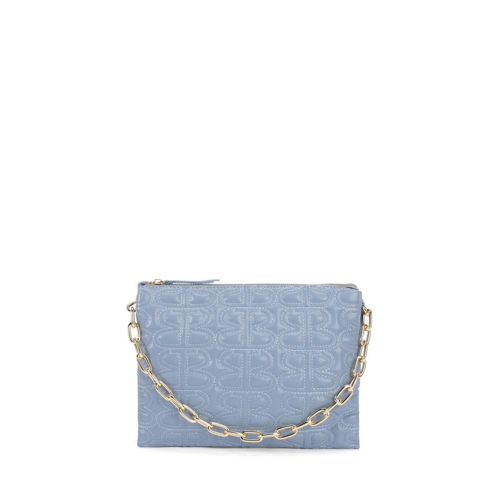 Tosca Blu - Bouquet Crossbody bag with quilted logo