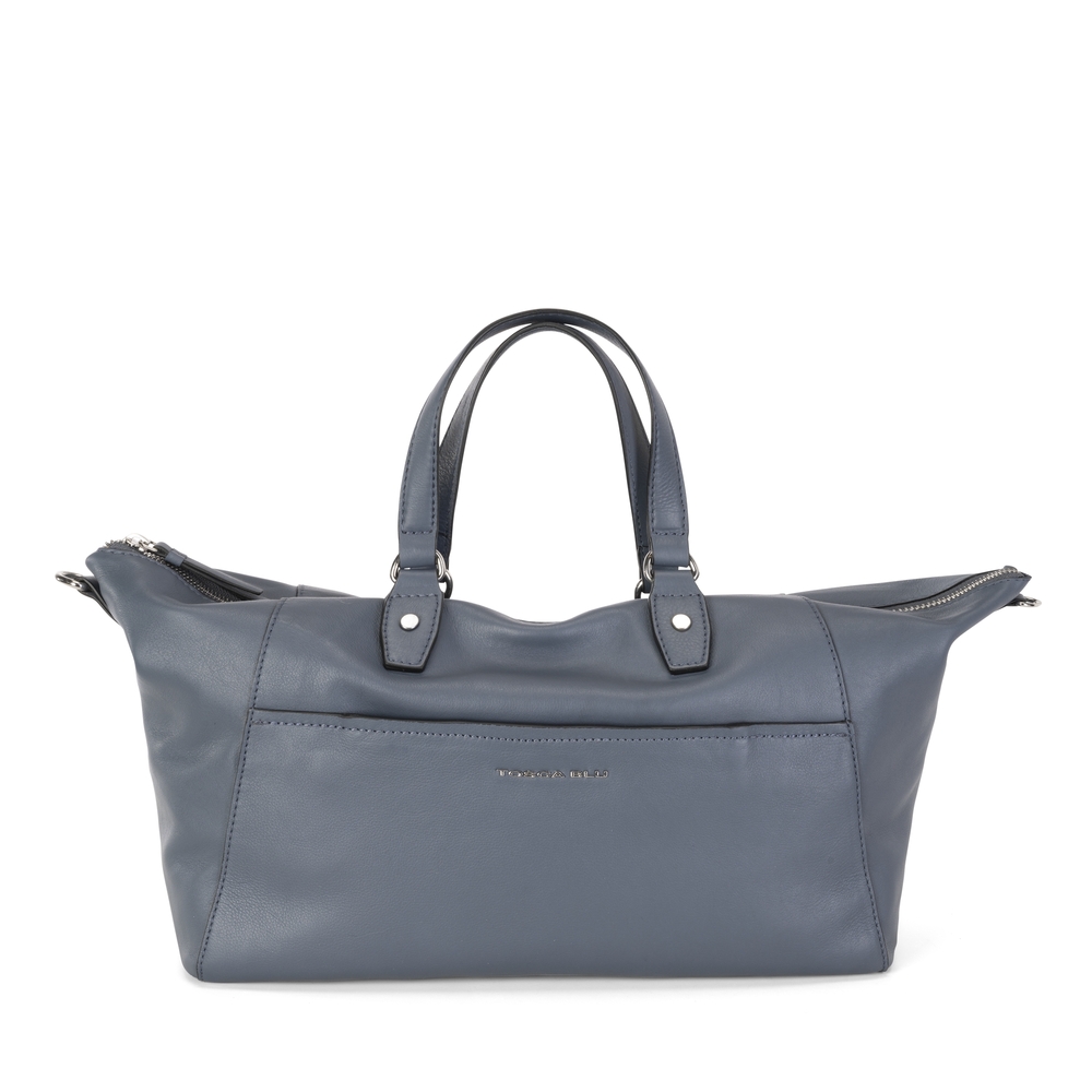 Tosca Blu - Biancospino Large leather handbag