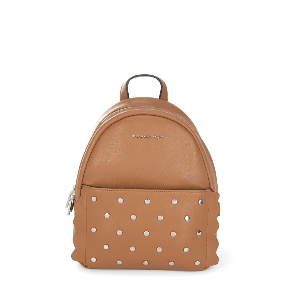 Anemone Backpack with appliqués, brown