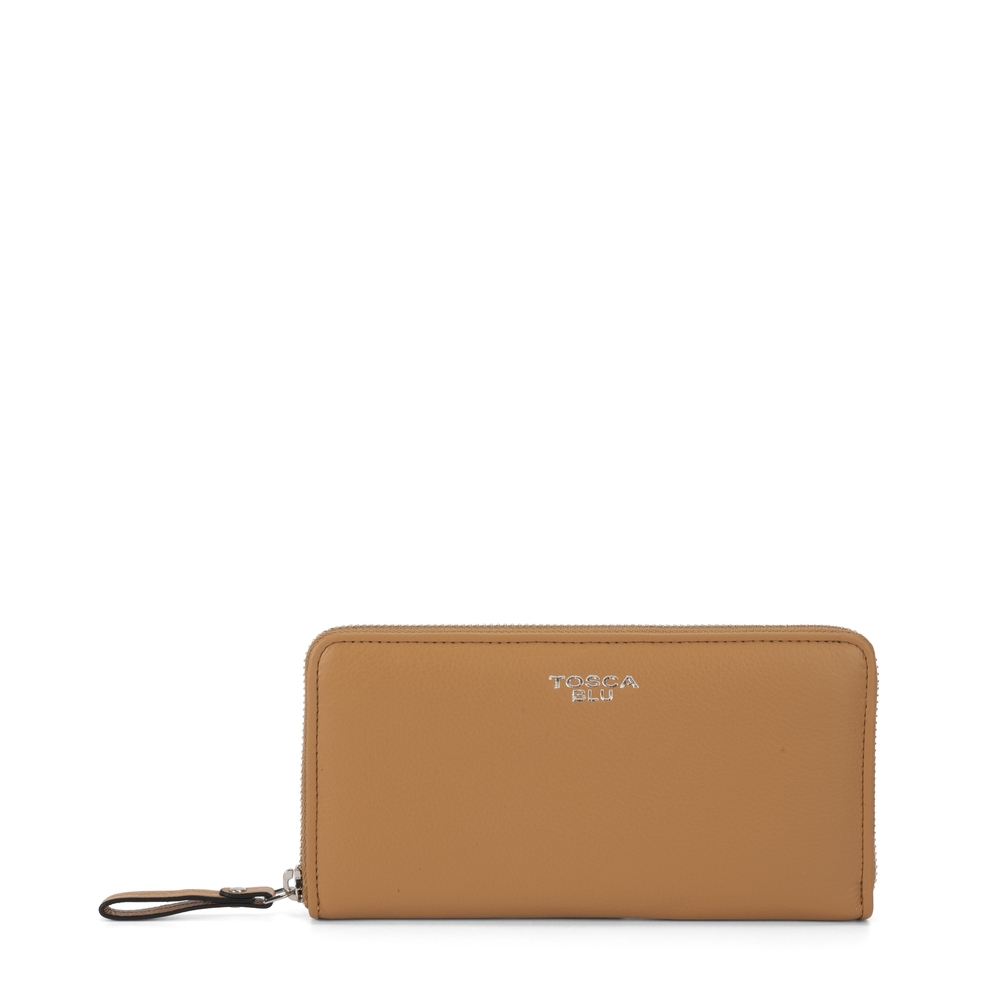 Tosca Blu - Calla Large zip-around leather wallet