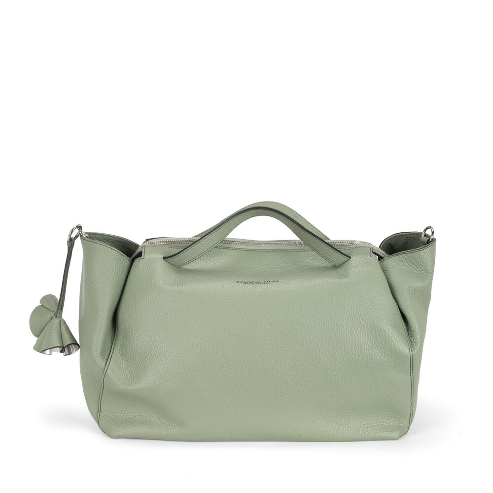Tosca Blu - Ortensia Leather handbag with tassels