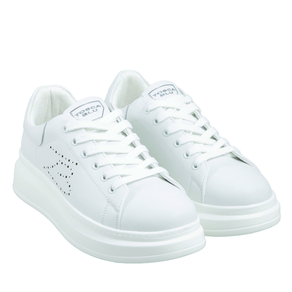Cortina Sneaker in Nappa leather, white, 38 EU