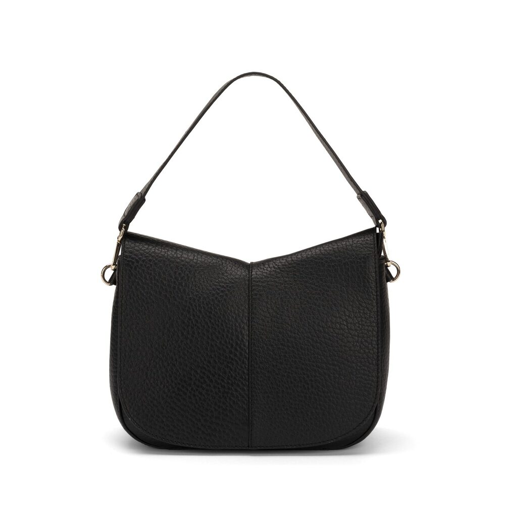 Sidney Leather crossbody bag, black