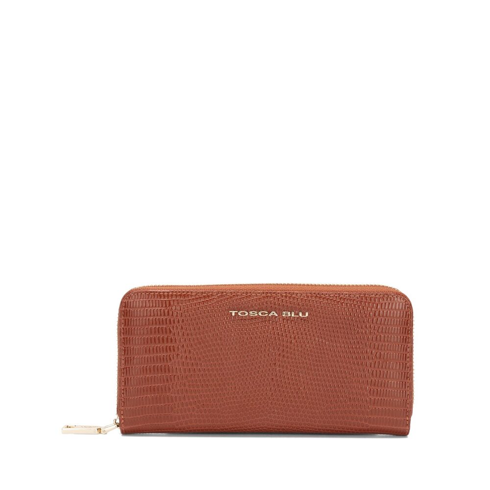Tosca Blu - Helsinki Large zip-around leather wallet