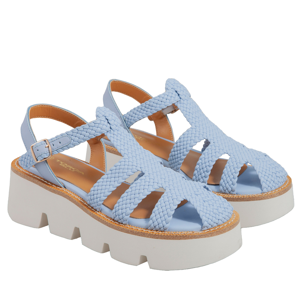 Tosca Blu Studio - Woven Leather Sandalwood Ninfea