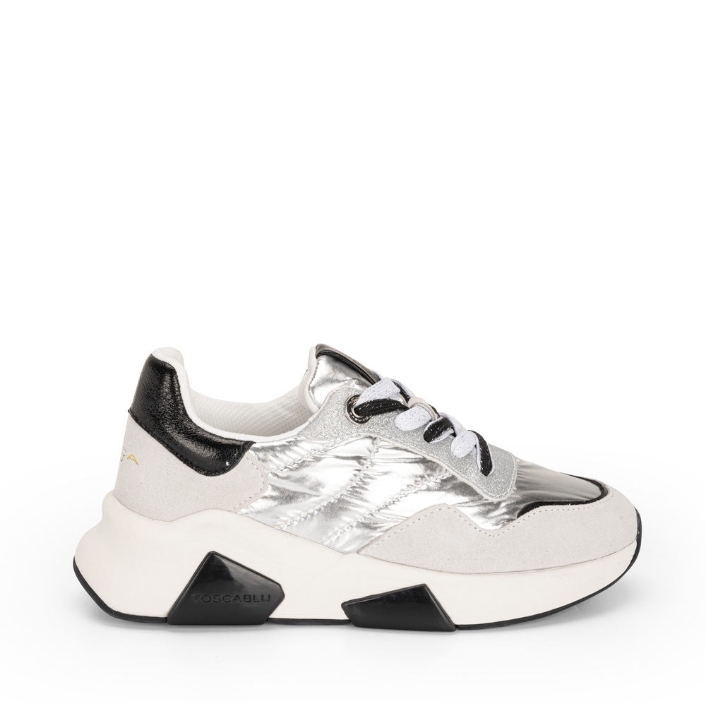 Tosca Blu Studio - Birch Leather And Fabric Sneaker