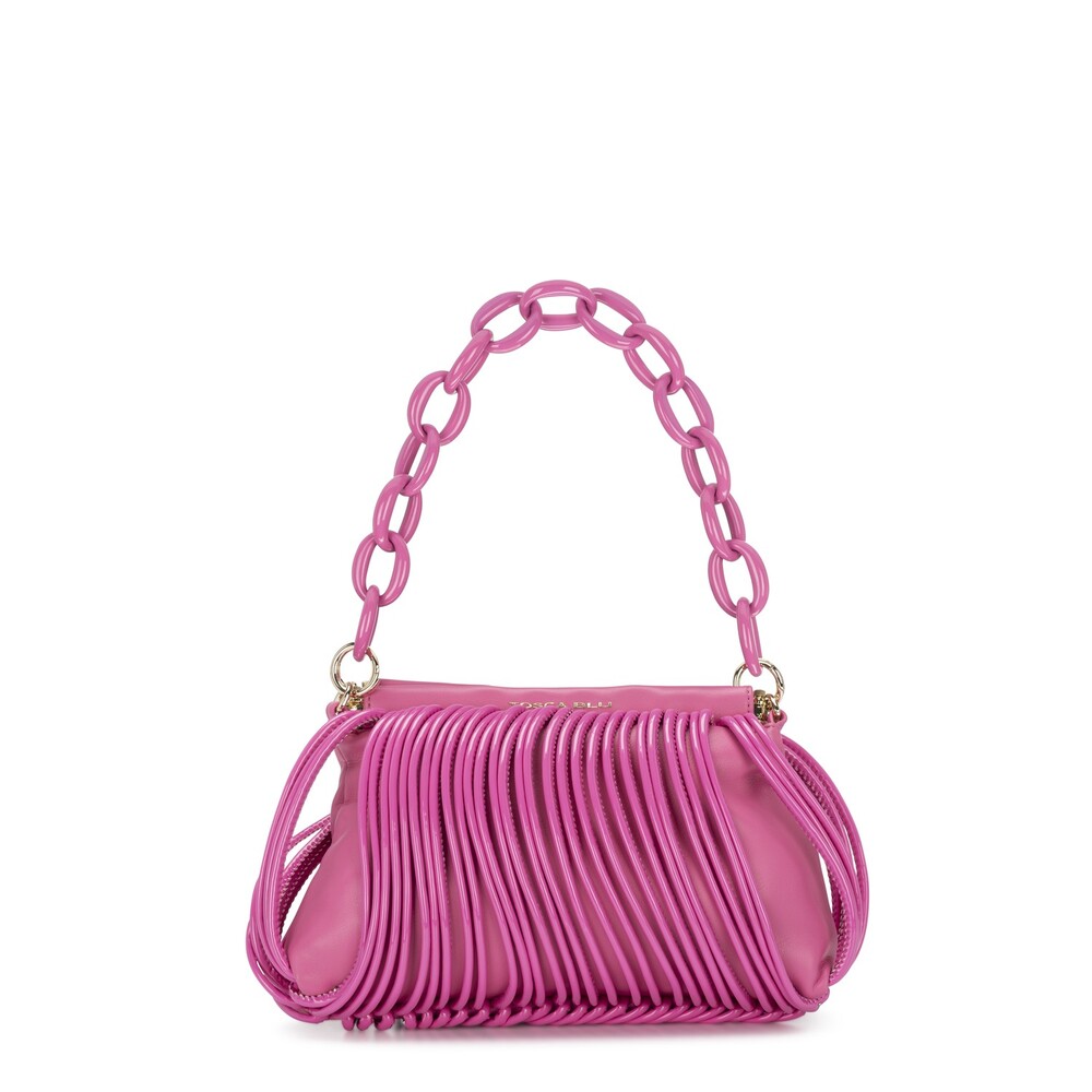 Candy Clutch Bag With Laces, fuchsia, taglia unica EU