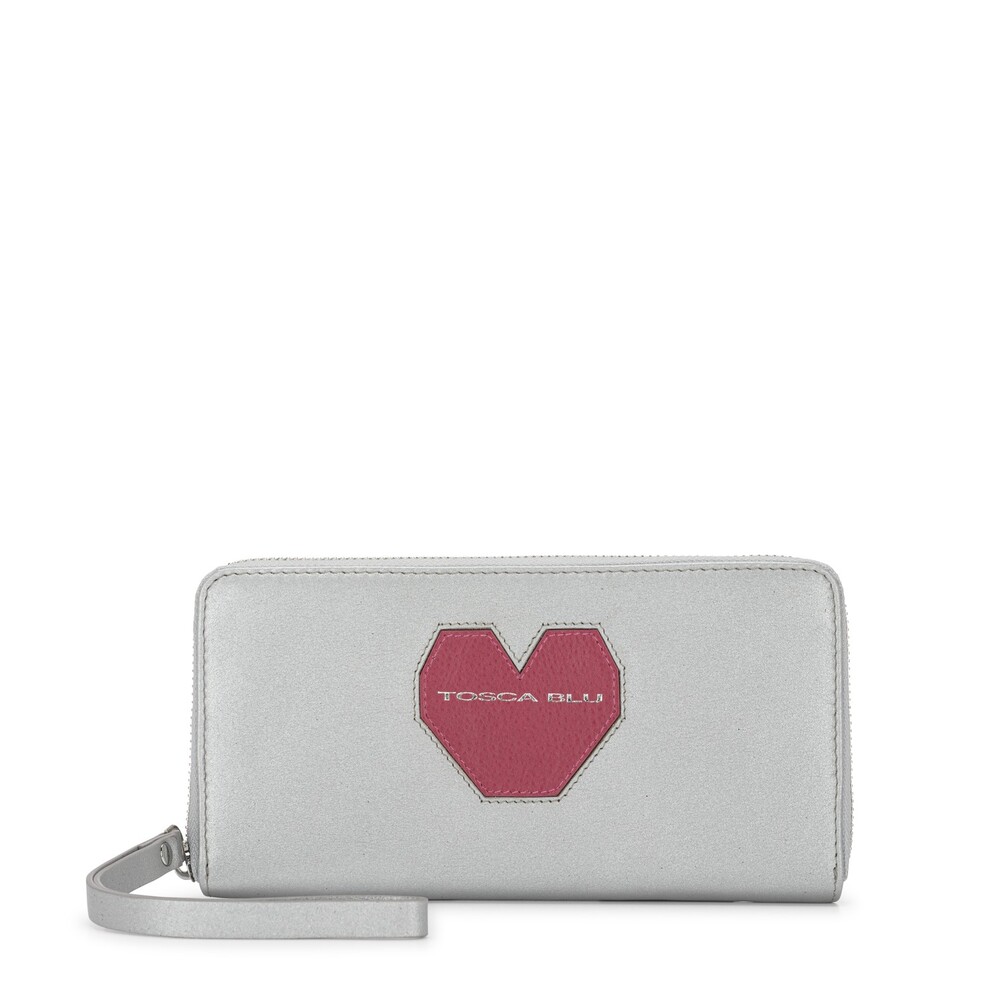 Tosca Blu - Large Wallet With Love Zipper