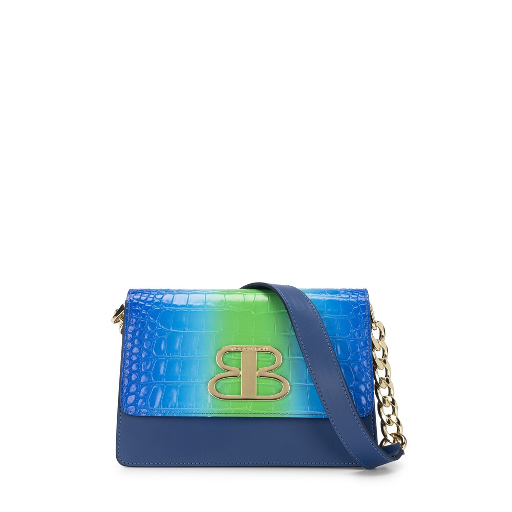 Tosca Blu - Bag With Flap Coconut Multicolor Lily